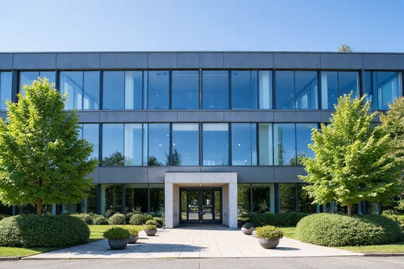 Bürogebäude der Musterfirma GmbH in München